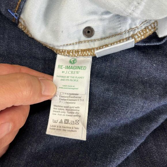 J.Crew Jeans Women 27P 10” High Rise Skinny Dark Wash Denim Re-Imagined Stretch - Picture 6 of 11